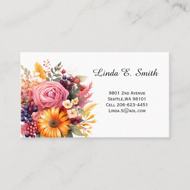 Visita Cartão de Chamada Clássico (Frente)