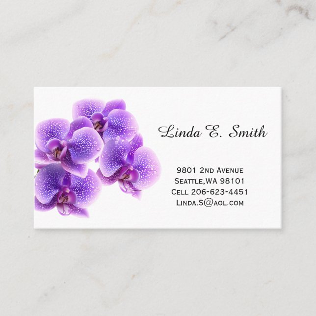 Visita Cartão de Chamada Clássico (Frente)