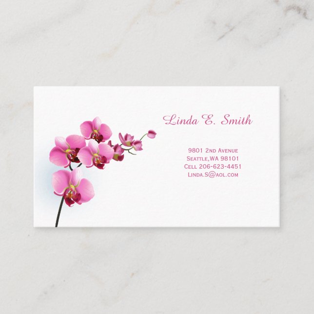 Visita Cartão de Chamada Clássico (Frente)