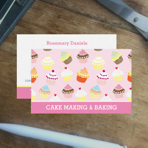 Visita Cartão de Chamada de Fazer de Baking & Cake.