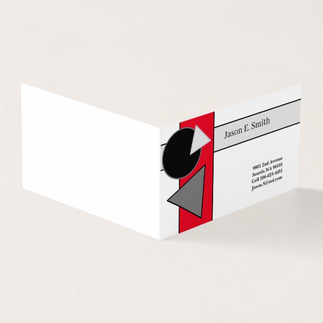 Visita Cartão de Chamada Dobrada Clássica (Exterior)