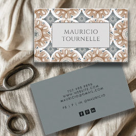 Visita Cartão de Chamada Moderno