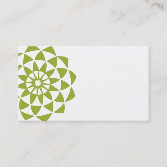 Visita Cartão de Chamada ou Comercial do Lotus Flower (Frente)
