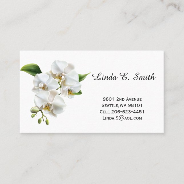 Visita Cartão de Chamadas Clássico (Frente)