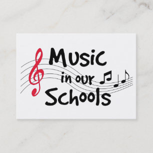 Visita Cartão de Chamadas para Música 