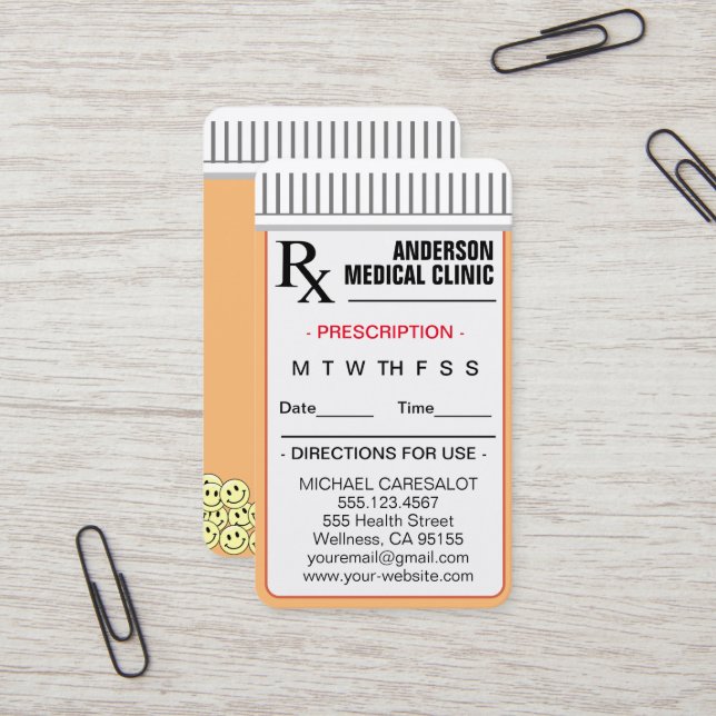 Visita Cartão de Compromisso de Receita por Assinatura Di (Frente/Verso In Situ)