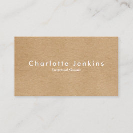 Visita Cartão de Compromisso Minimalista Moderna Rústica