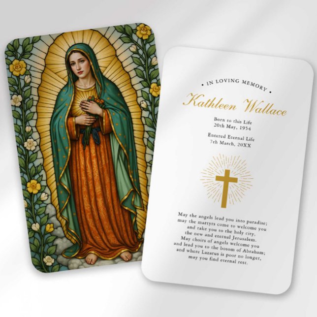 Visita Cartão de Condolências Nossa Senhora de Guadalupe (Criador carregado)