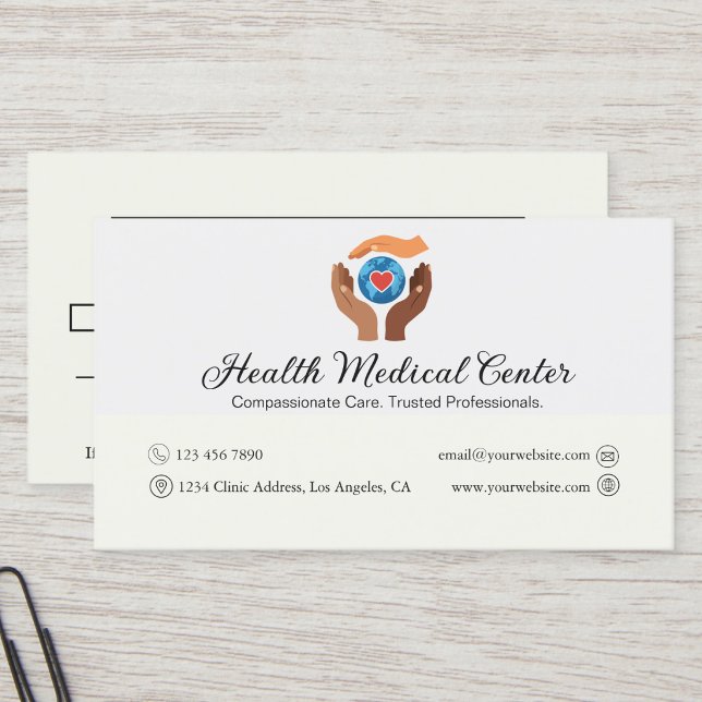 Visita Cartão de Consulta Médica (Criador carregado)