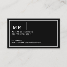 Visita cartão de contato de introdução moderna, profissão