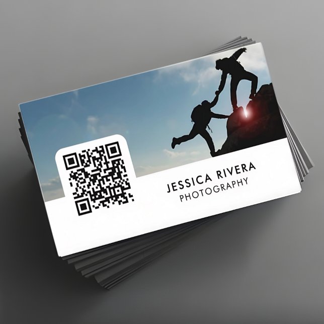 Visita Cartão de Contato do Fotógrafo Freelance Minimalis (Minimalist Freelance Card - Front)