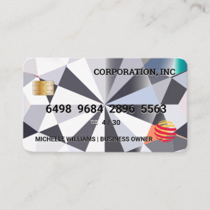 Visita Cartão de Crédito   Antecedentes de diamante