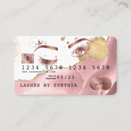 Visita Cartão de Crédito de Artista Estimulado Blush Link
