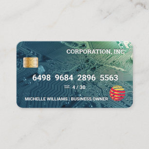 Visita Cartão de Crédito   Microchip Conselho Circuito