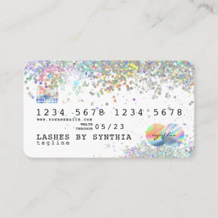 Visita Cartão de Crédito Unicorn Holográfico