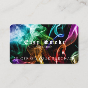 Visita Cartão de Desconto Comercial Compro Vape