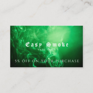 Visita Cartão de Desconto Comercial Compro Vape