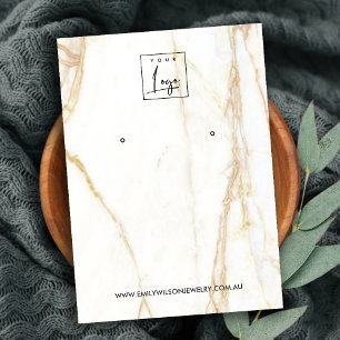 VISITA CARTÃO DE EXIBIÇÃO DE COURO DOURADO CALACATTA M