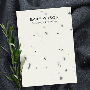 VISITA CARTÃO DE EXIBIÇÃO DE OUVIDO DE ESTUDO BRANCO T