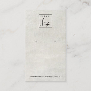 VISITA CARTÃO DE EXIBIÇÃO DE OUVIDO DE ESTUDO DE CINZA