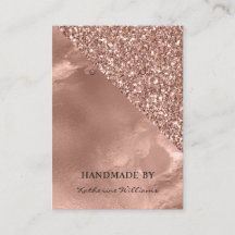 Cartão de Exposição de Brincos | Dourado Rosa e La
