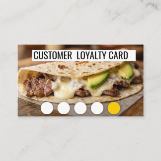 VISITA CARTÃO DE FIDELIDADE DE TAQUERIA - CLIENTE