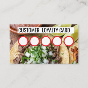 VISITA CARTÃO DE FIDELIDADE DE TAQUERIA - CLIENTE