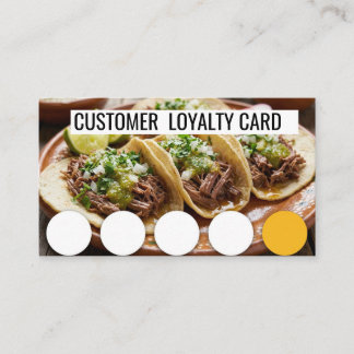 VISITA CARTÃO DE FIDELIDADE DE TAQUERIA - CLIENTE