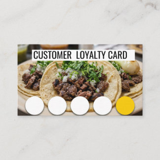 VISITA CARTÃO DE FIDELIDADE DE TAQUERIA - CLIENTE