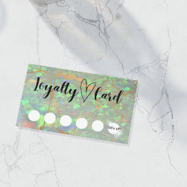 Visita Cartão de fidelidade do cliente opcional moderno