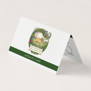 Visita Cartão de Fidelidade Dobrável Personalizado para P