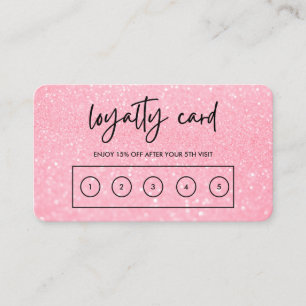 Visita Cartão de fidelidade personalizado brilhante cor-d