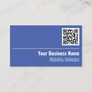 Visita Cartão de Fornecedor de Scooter QR Code para Veícu