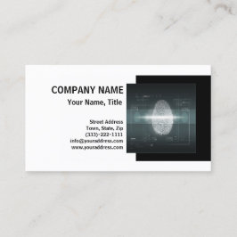 Visita Cartão de Impressão Digital do Detetive Investiato