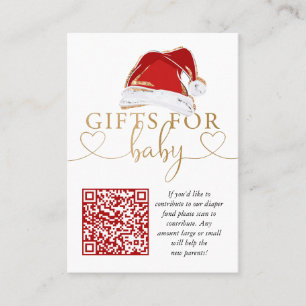 Visita Cartão de Inclusão de Registro Santa Baby Natal