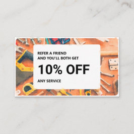 Visita Cartão de Indicação: Serviços de Handyman