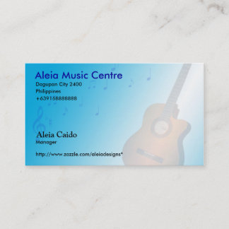 Visita Cartão de indústria musical de Aleia