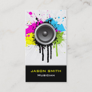 Visita Cartão de indústria musical do Grunge