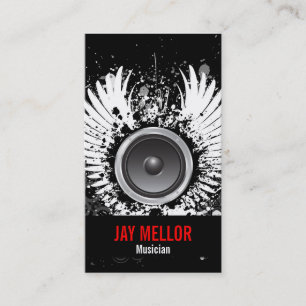 Visita Cartão de indústria musical do Grunge