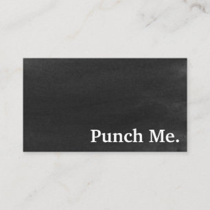 Visita Cartão de Lealdade a Preto Minimalista Moderno