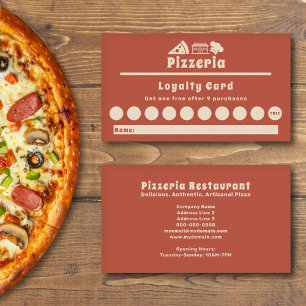 Visita Cartão de Lealdade Pizzeria