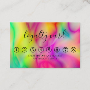 Visita Cartão de Lealdade preto e branco minimalista mod