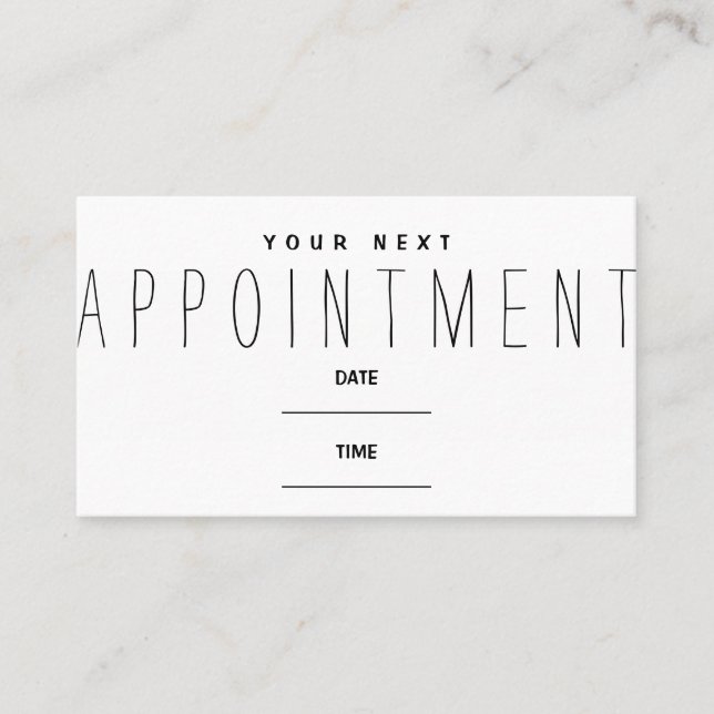 Visita Cartão de Lembrete de Compromisso de Música Sua Pr (Frente)