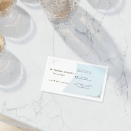 Visita Cartão de marcação simples e elegante