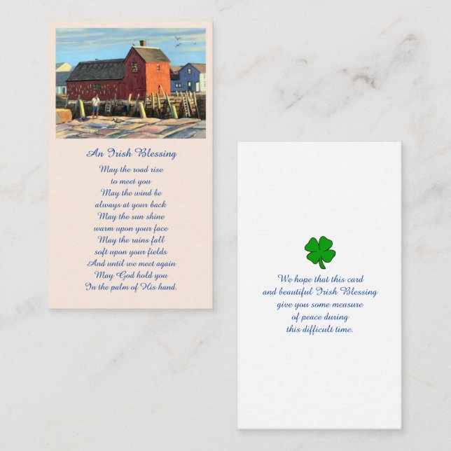 Visita Cartão de Memória Comemorativo (Frente/Verso)