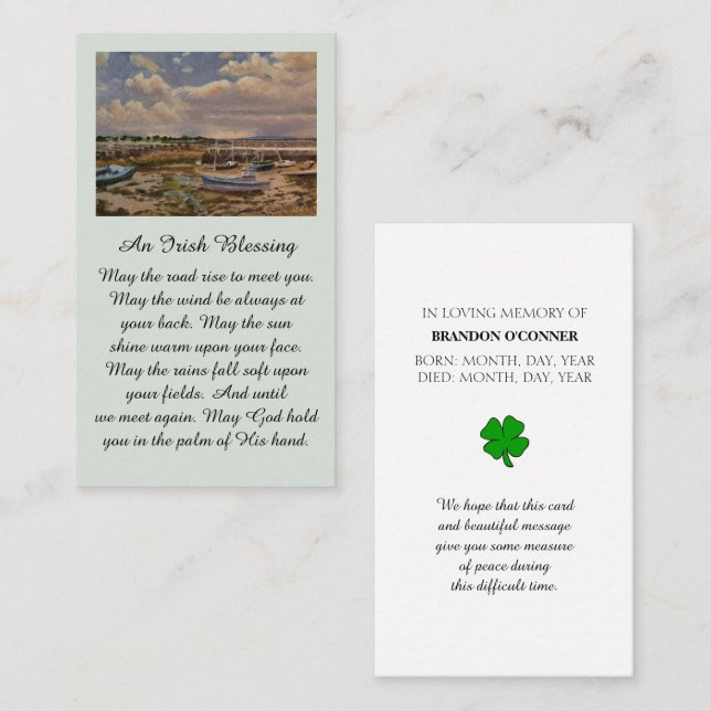 Visita Cartão de Memória de Amor (Frente/Verso)