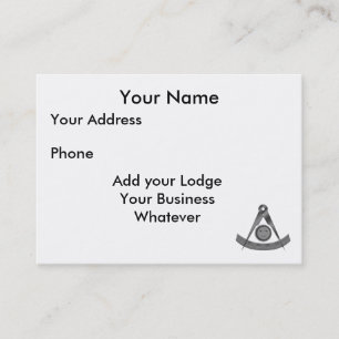 Visita Cartão de mestrado passado