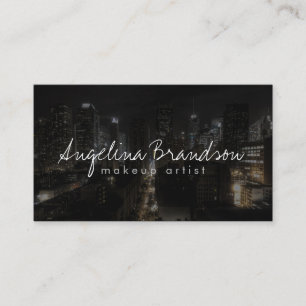 Visita Cartão de Moda Fotográfica da Cidade da Noite de M