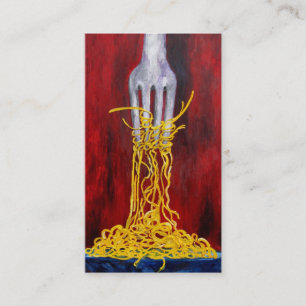 Visita cartão de negócio da restauração