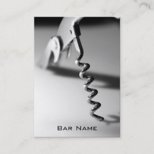 Visita Cartão de negócio da restauração da barra